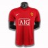Camisola Manchester United Retro Equipamento Primeiro 2007-2008 Manga Curta